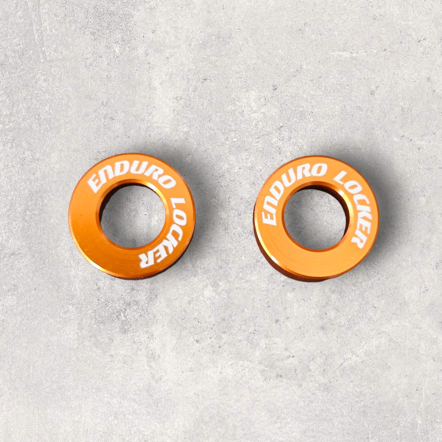 KTM Aluminium Lock Nuts & Washer Set.