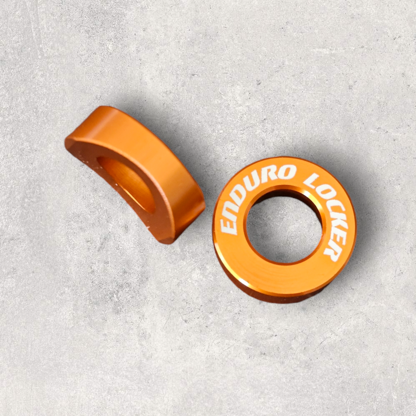 KTM Aluminium Lock Nuts & Washer Set.