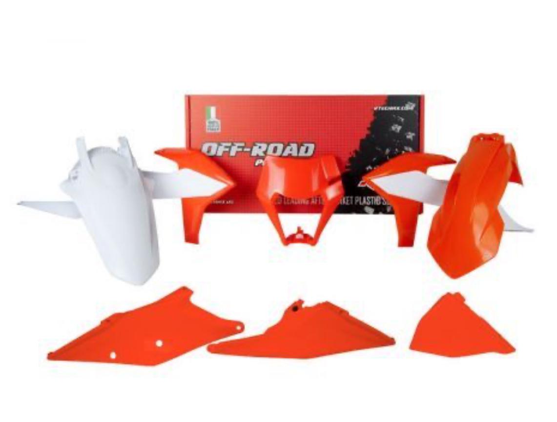 PLASTIC KIT/6 2020-23 EXC/EXC-F OEM GREY, RTECH