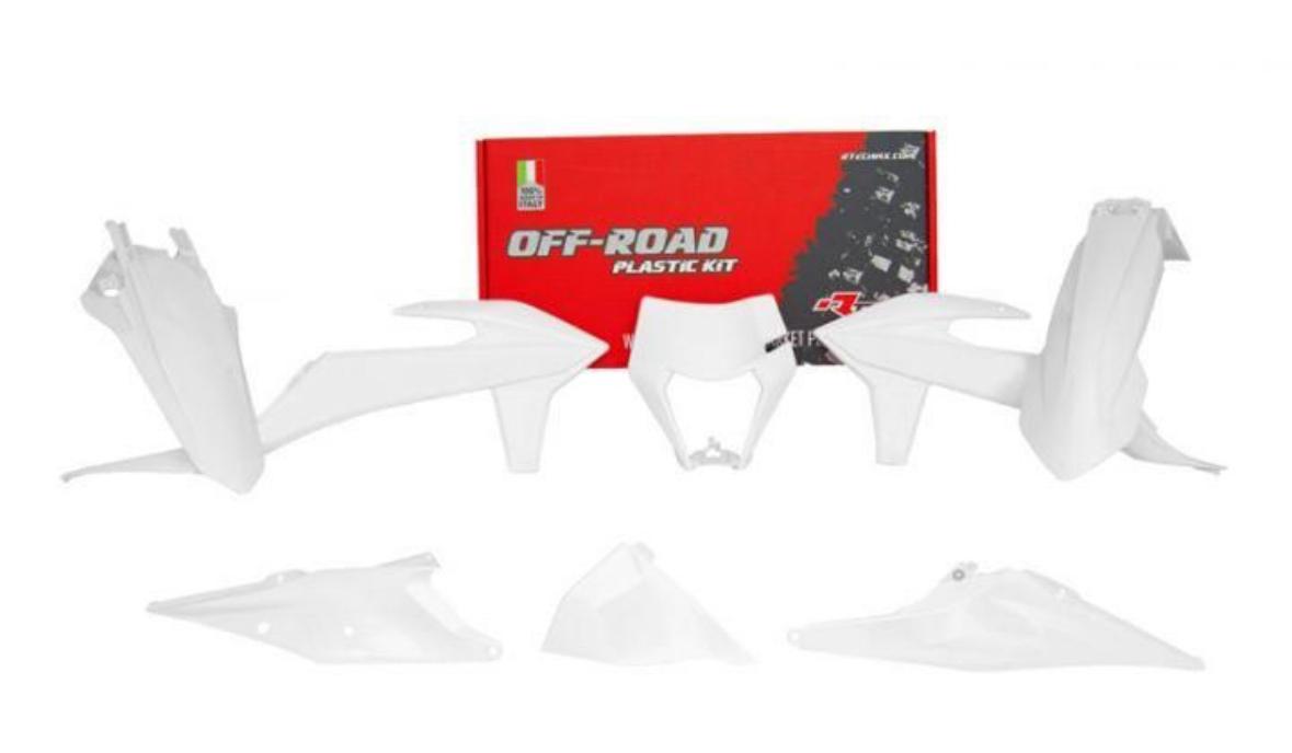PLASTIC KIT/6 2020-23 EXC/EXC-F OEM GREY, RTECH